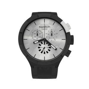 Swatch CHEQUERED SILVER Watch SB02B404